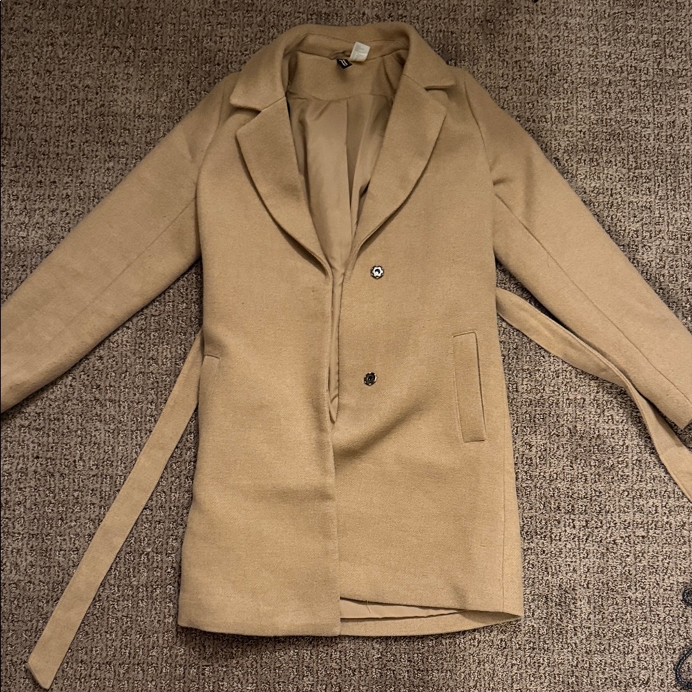 Divided Tan Women's Coat